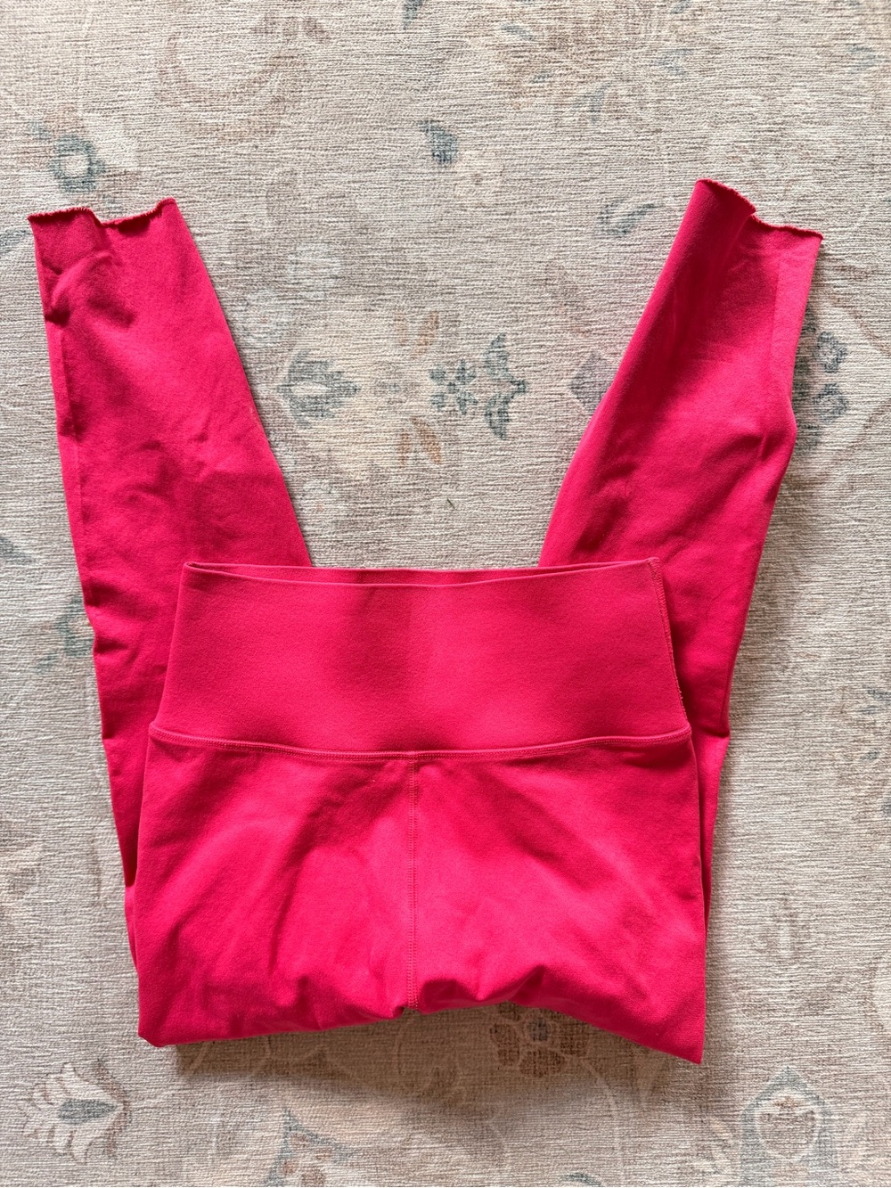 SkulptKnit by Fabletics Hot Pink High-Waist Leggings